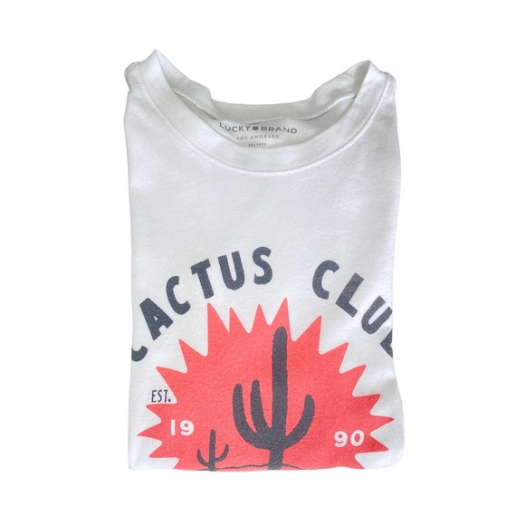 Lucky Brand Tops - LUCKY BRAND CACTUS CLUB T-SHIRT SIZE XS